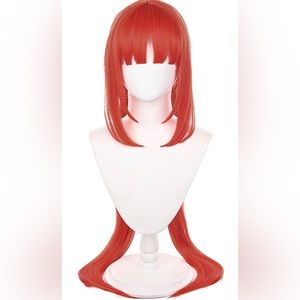 Anime Double Ponytails with Bangs Genshin Impact Nilou Cosplay Costume Wig NEW